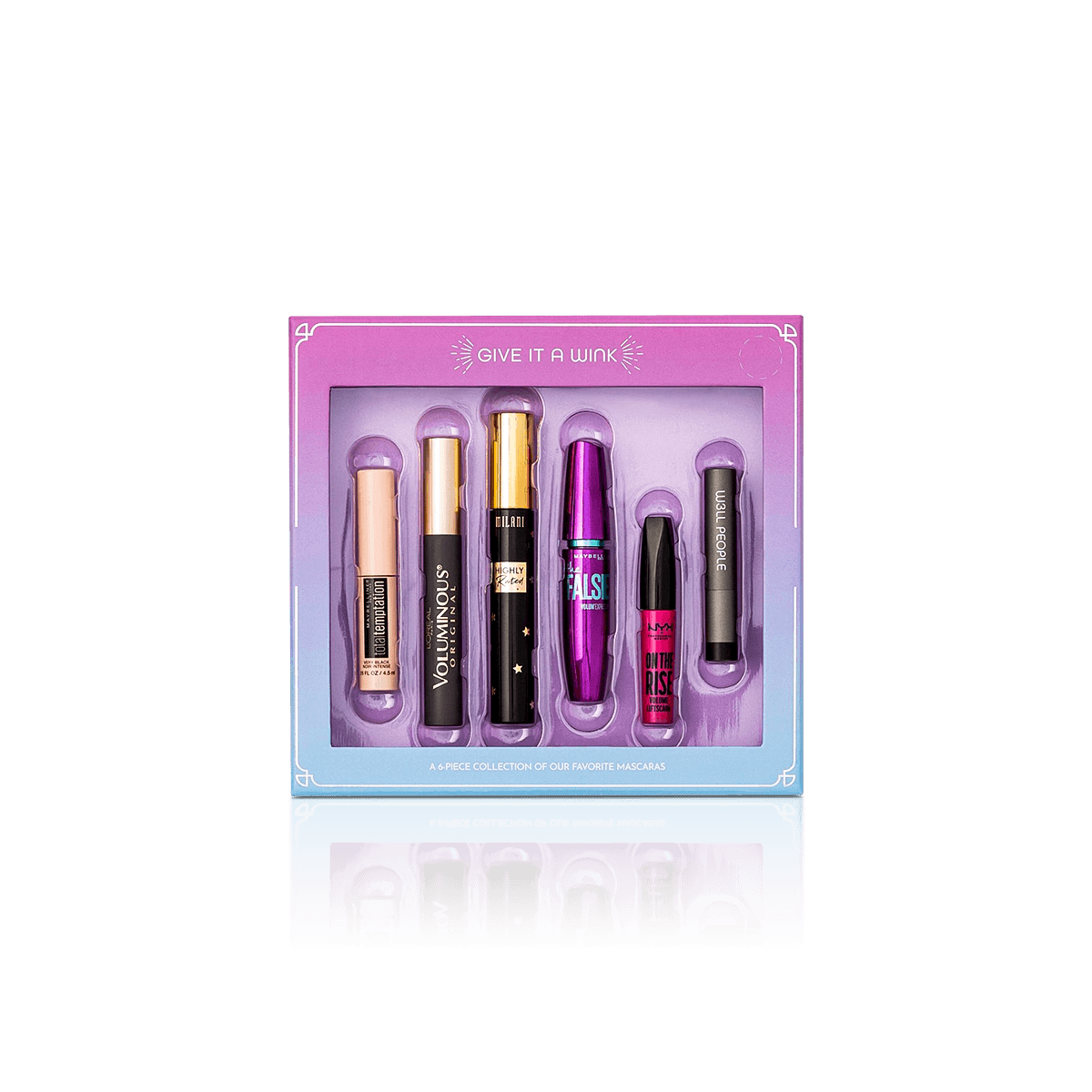 Custom mascara boxes in slim folding cartons made to hold cosmetic tubes securely for retail display.