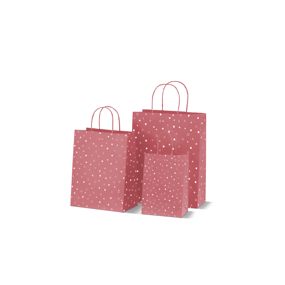 Custom kraft paper bag with twisted paper handles and bold branding for boutiques, bakeries and everyday retail.