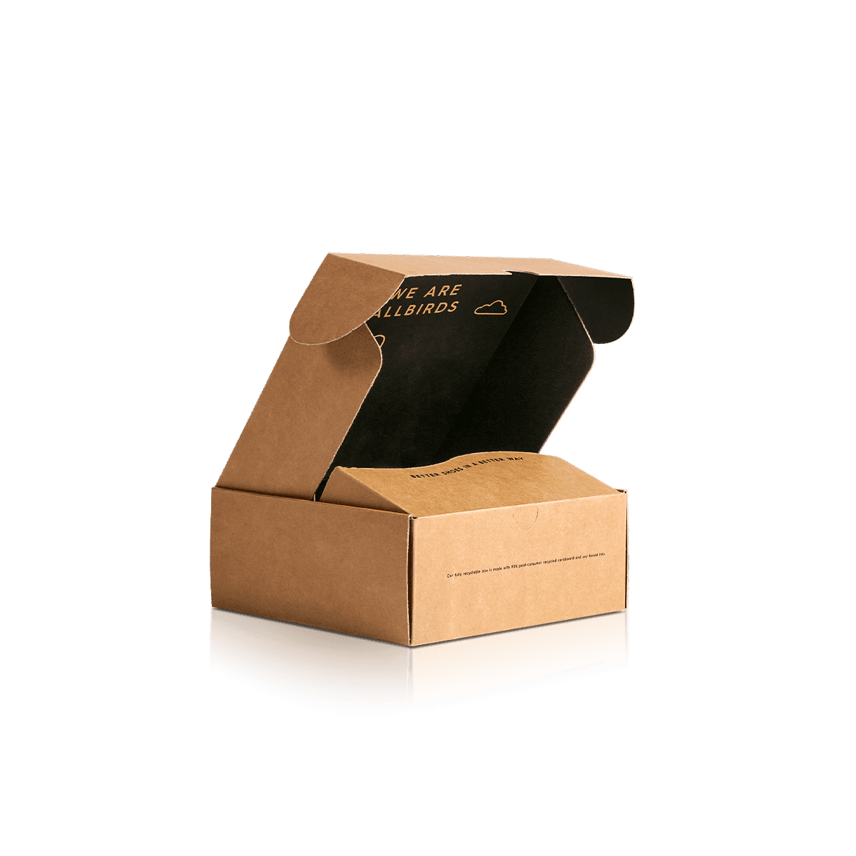 Custom online store boxes with printed corrugated walls and a secure mailer closure for everyday customer orders.